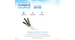 Desktop Screenshot of middleharbourelectrical.com.au